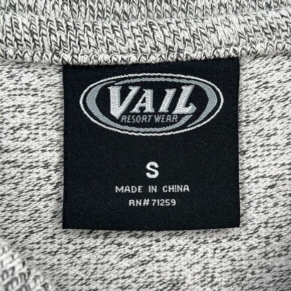 Vail Colorado Raglan Sweatshirt Womens Size Small Gray  Hot Pink - Picture 4 of 4